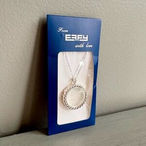 EFFY WITH LOVE Floating Keepsake Charm Locket Necklace Silver Plate 20in Chain